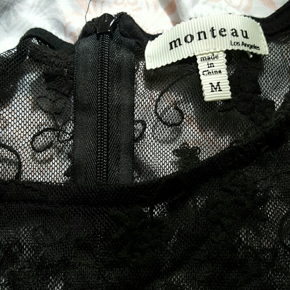 Black lace dress - Picture 3 of 4