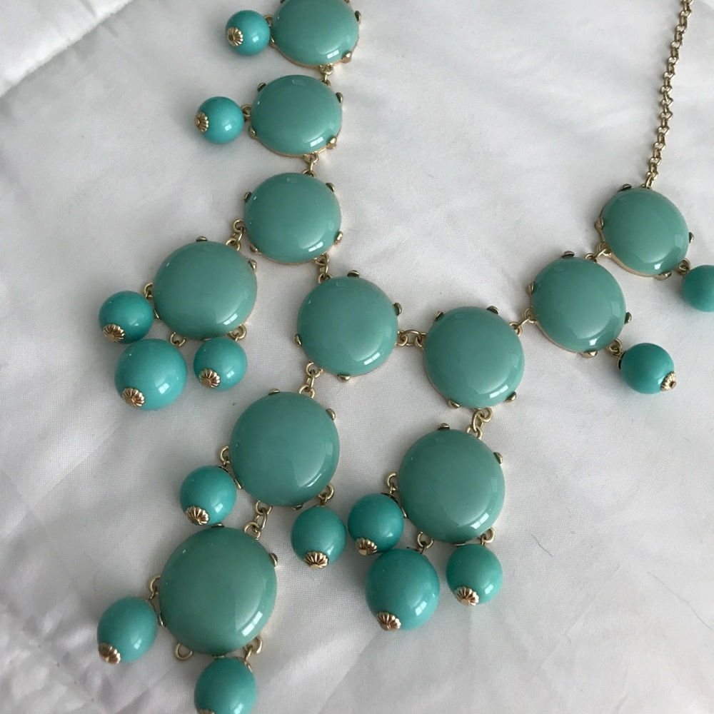 Aqua bubble necklace