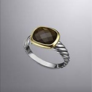 David Yurman noblesse ring in smokey quartz