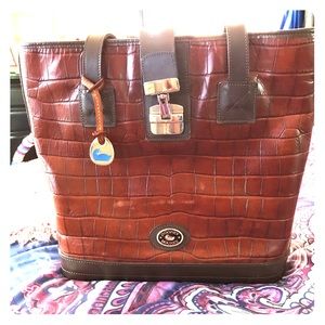 Dooney and Bourke vintage and rare large tote