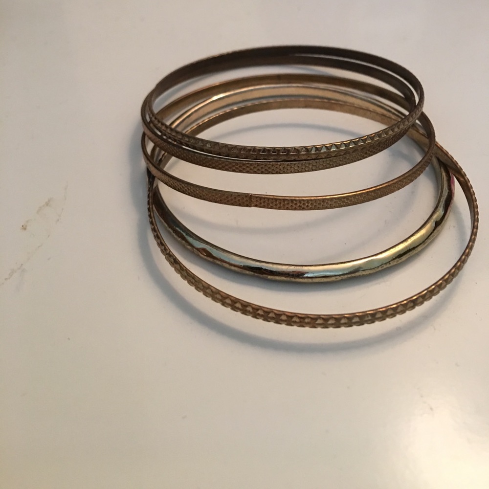 Gold bangles