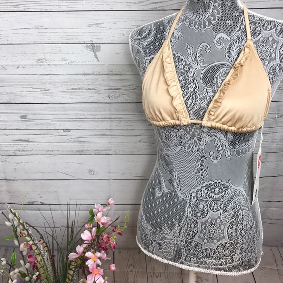 NWT WILDFOX Bikini Top Tan - Picture 3 of 7