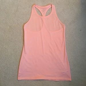 shadow stripe high neck chi tank