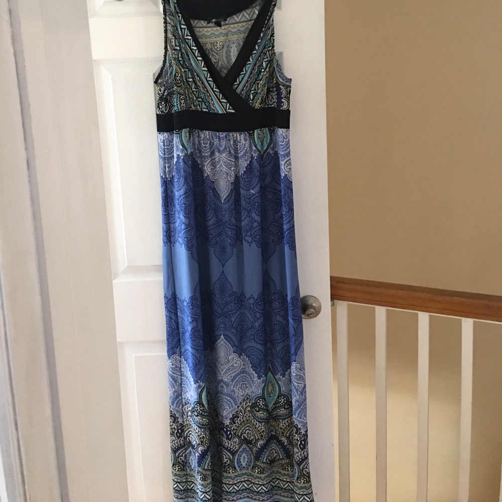 Paisley summer maxi dress