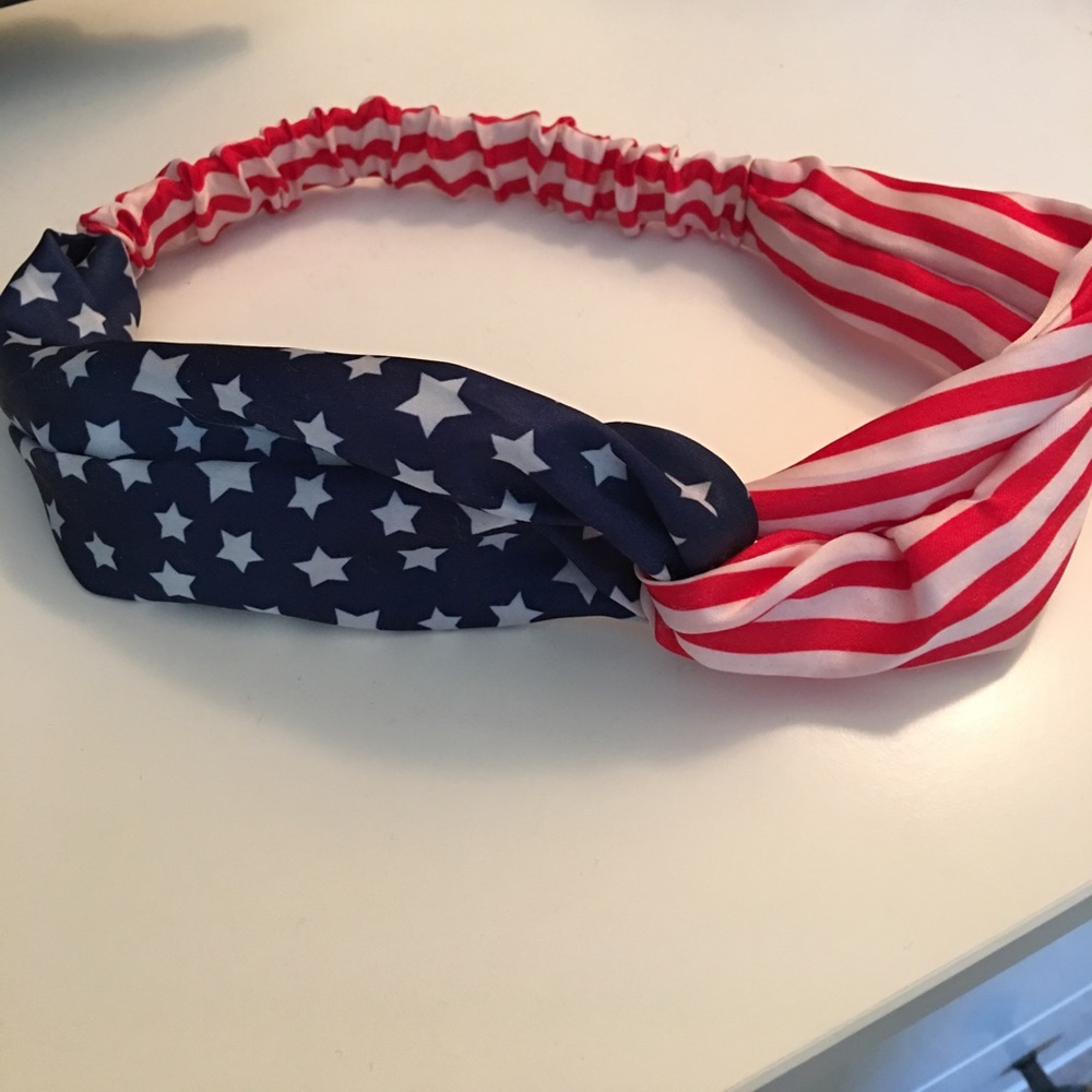 American flag headband