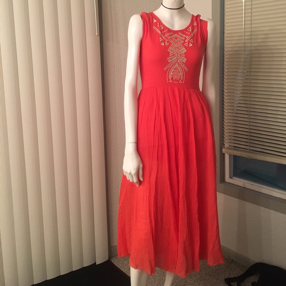 Free people embroidered dress