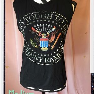 Biker Black Muscle tee