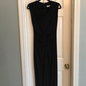 Black Floor length cocktail gown