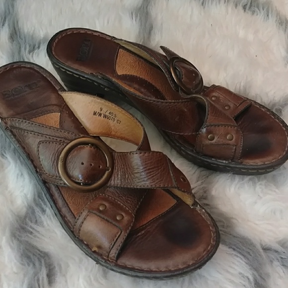 Born Shoes - Born brand, gently worn leather sandals, 9