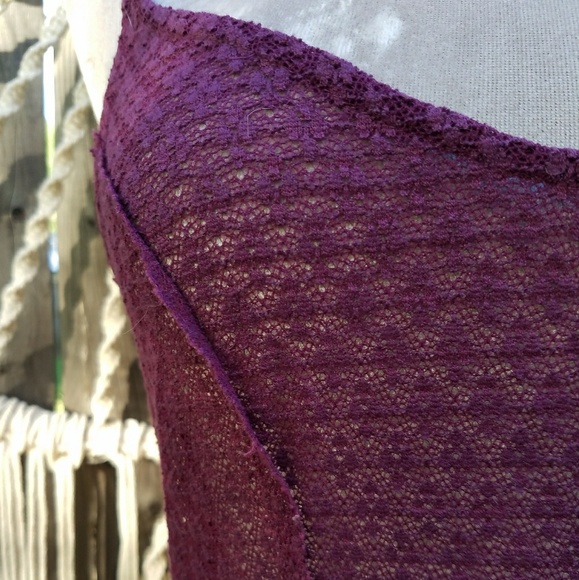 SOLD Intimately Free People Purple Lace Sheer Slip - Picture 5 of 7