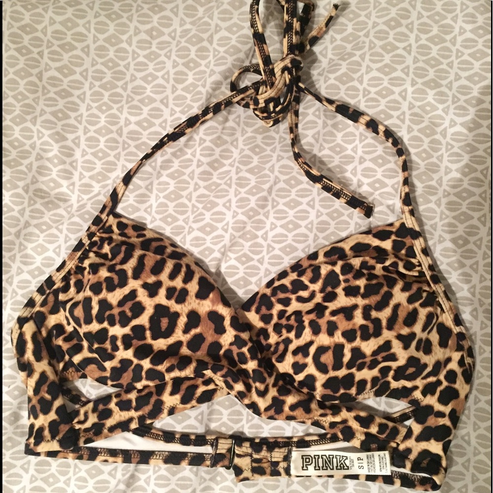 Victoria Secret Cheetah swim top
