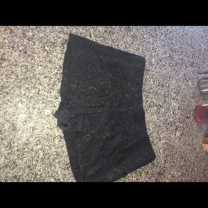 Size large black high waist shorts Size large black high waist shorts