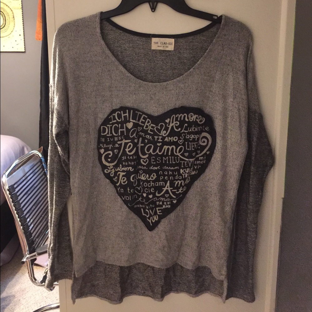 Grey long sleeve