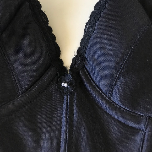 Adonna Vintage black JC Penney Adonna corset bra 34B from Cali's