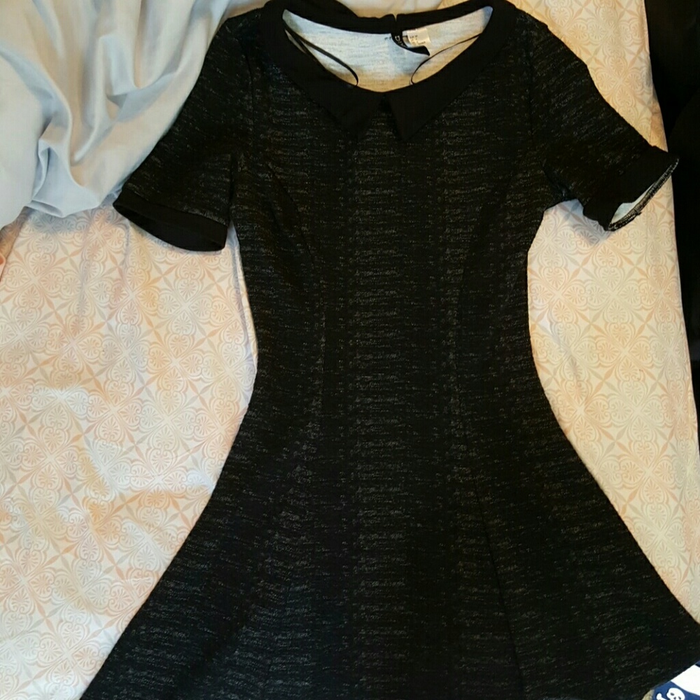 🎉Sale🎉Black Peter Pan collar dress