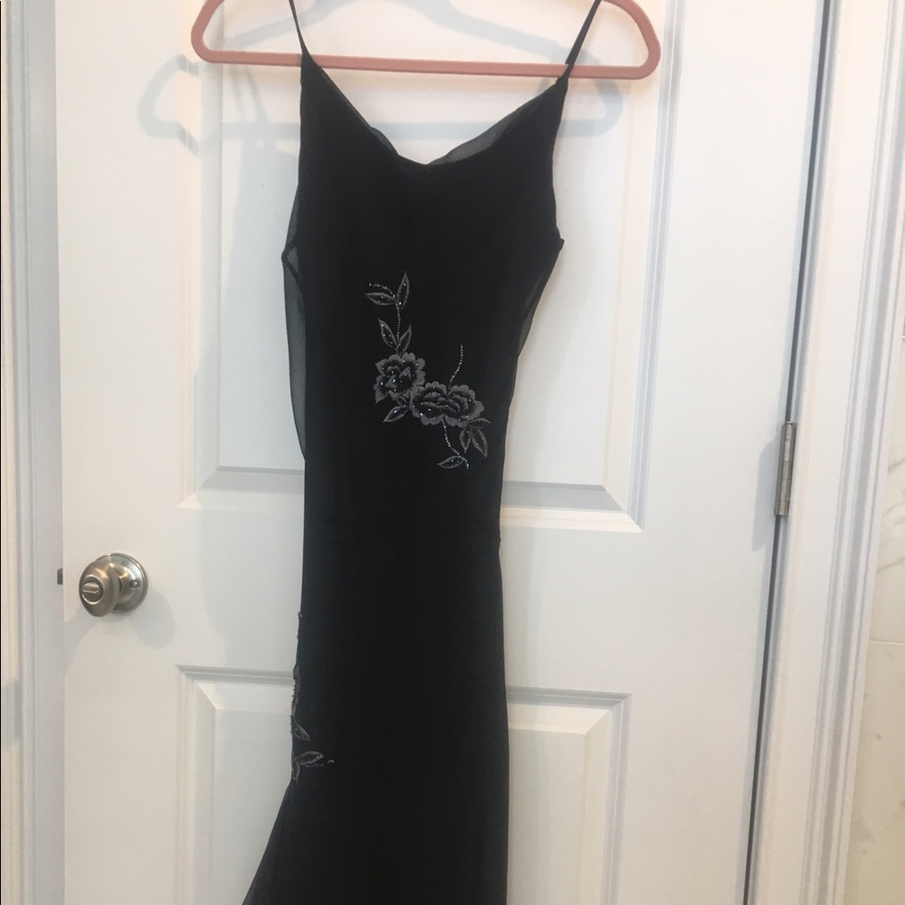Black long gown