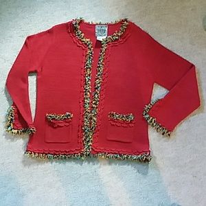 Burnt orange Curio cardigan