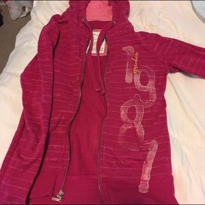 Aeropostale zip-up hooded sweatshirt