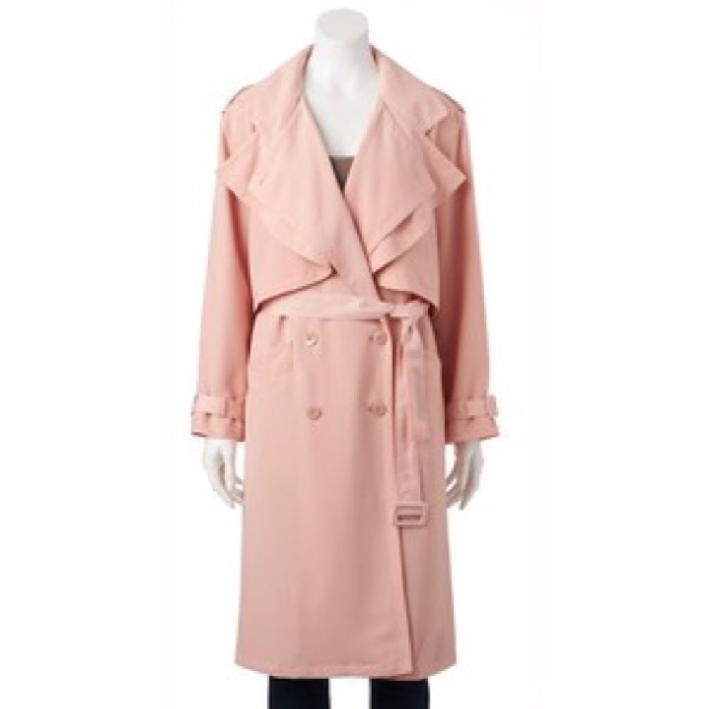 Jennifer Lopez Rose Cloud Trench Coat