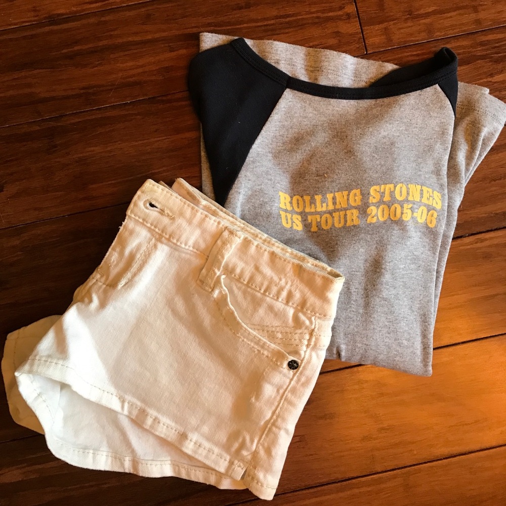 White Shorts