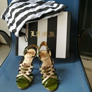 Strappy sexy high heels