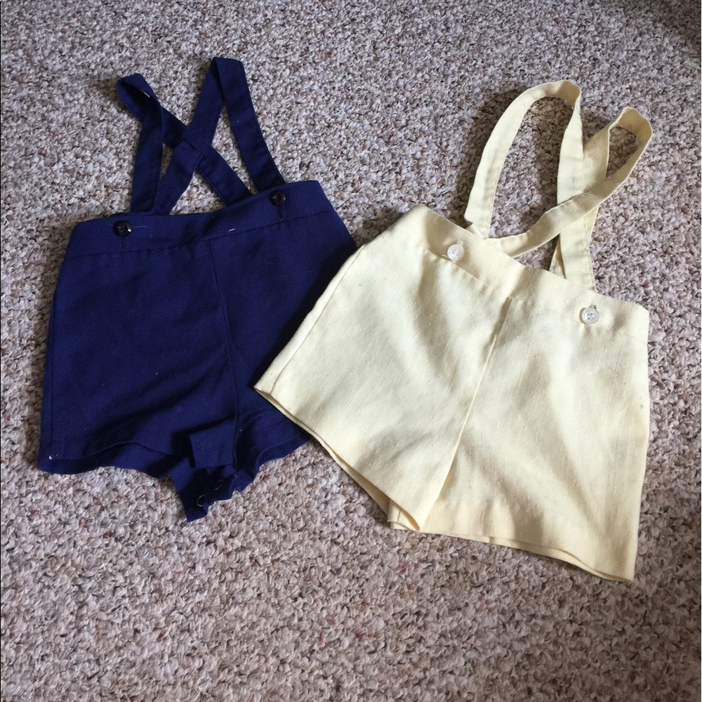 18 Month Navy and Yellow Outfits