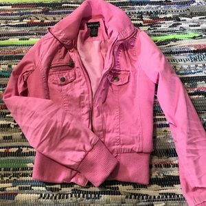 Crop pink jacket