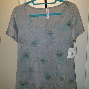 NWT LuLaRoe Peacock Shirt