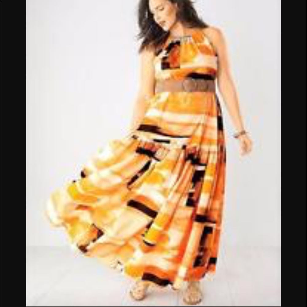 Lane Bryant Tiered Maxi Dress