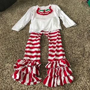 Girls Holiday Matching Set