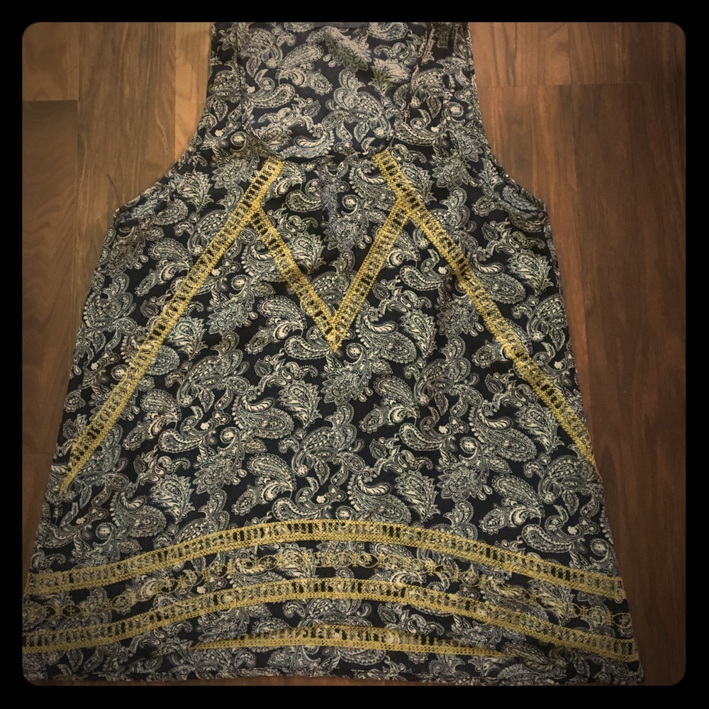 Paisley A Line Tank NWOT