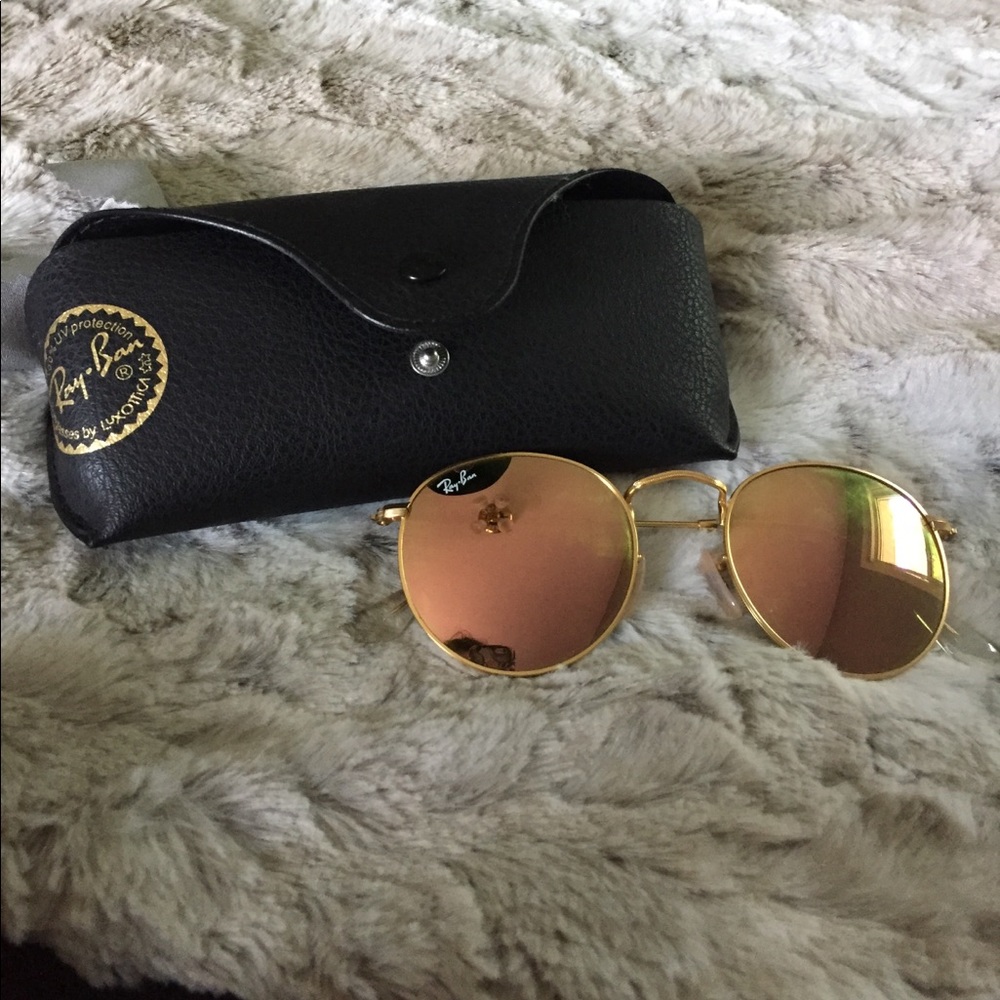 Ray Ban round metal
