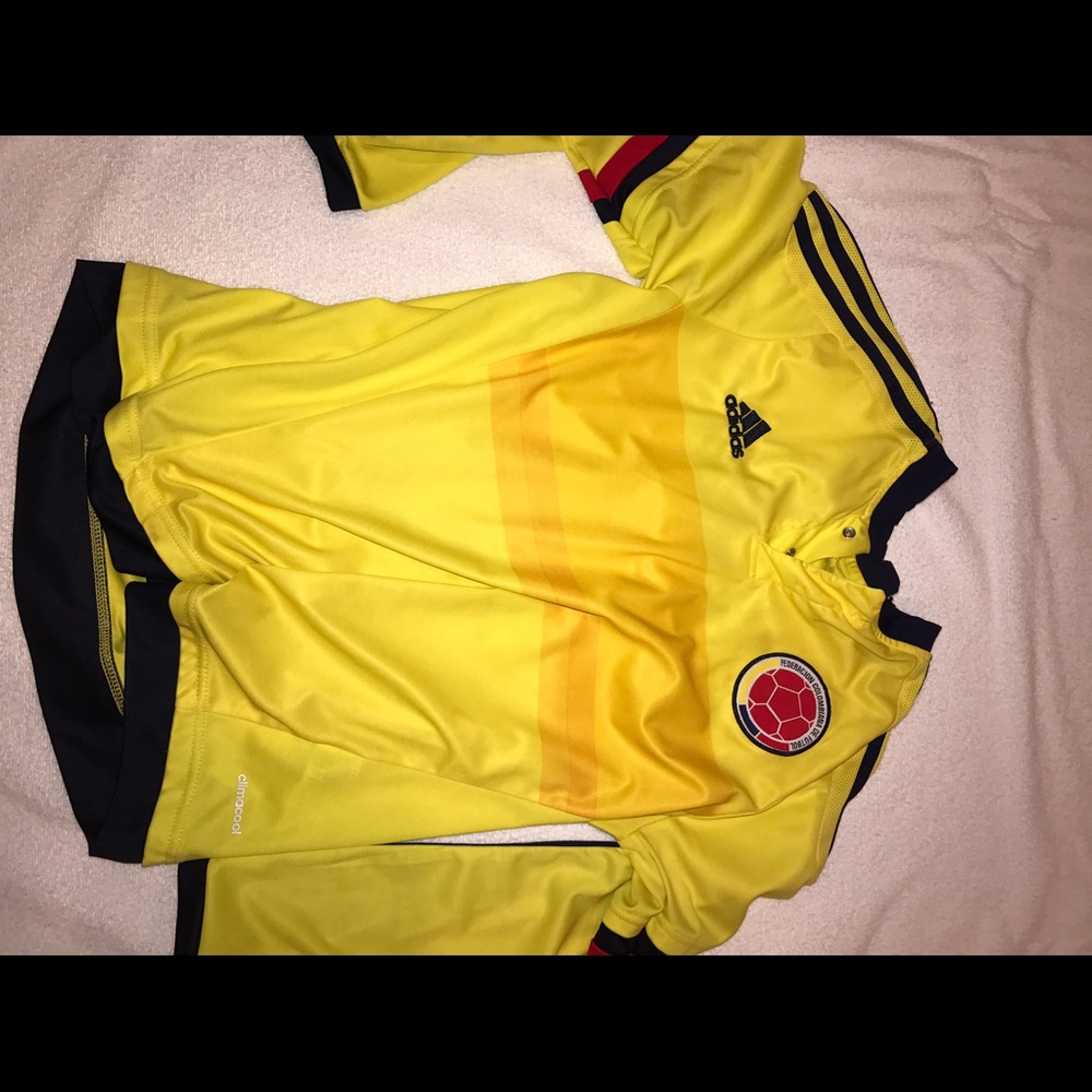 Colombia home yellow jersey