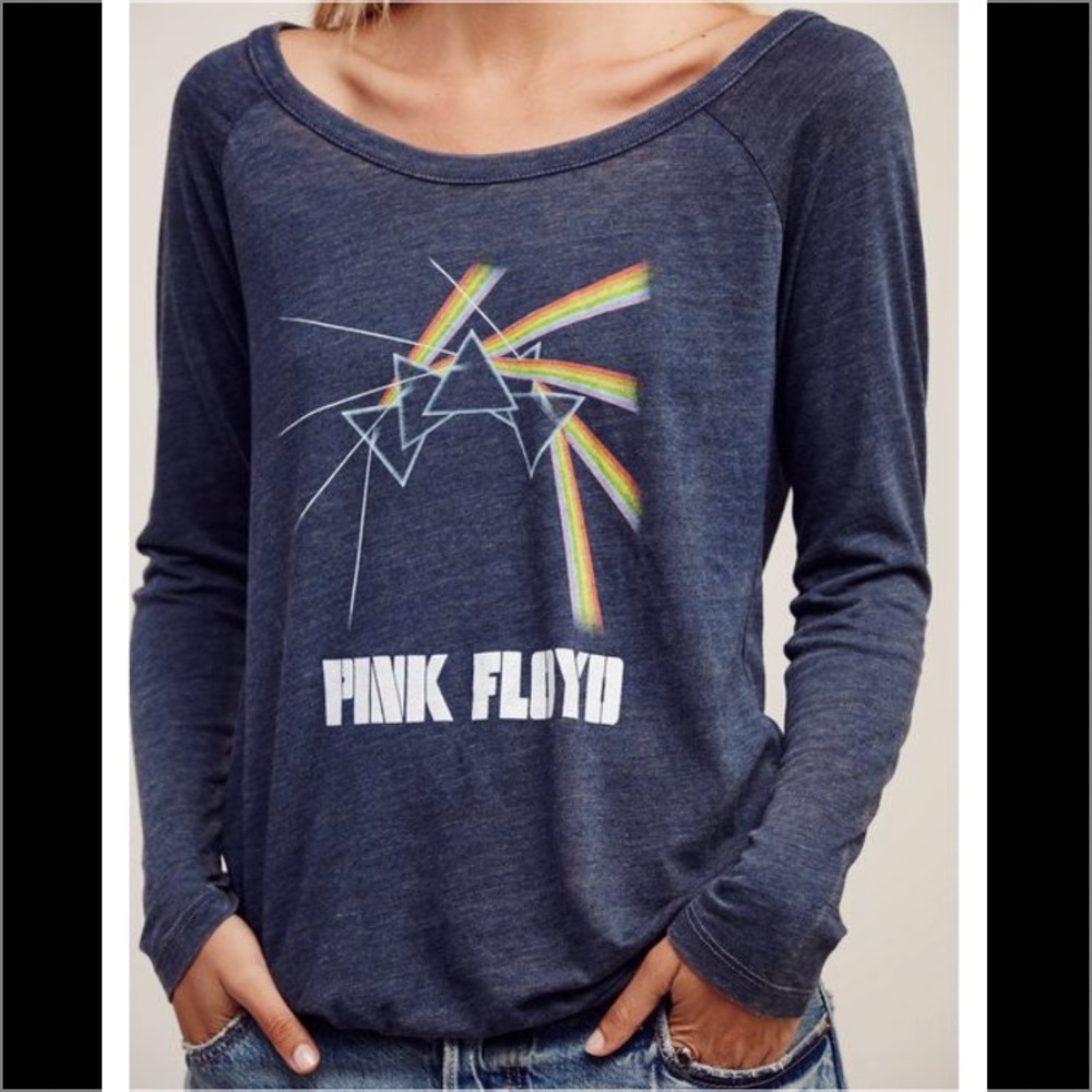 Free People Pink Floyd Dark Side Trail Tee - Picture 3 of 3