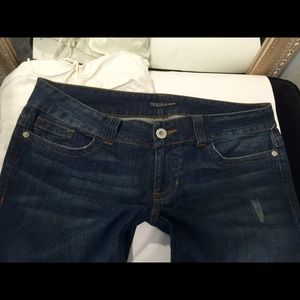 Guess denim jeans size 31 X 35 cute!😊💜🌺