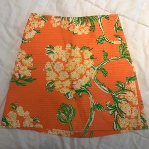 NWOT Lilly Pulitzer • Orange Skirt