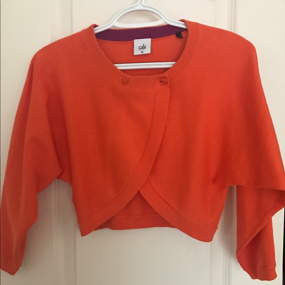 Cabi XS Piccolo Shrug Tiger Lily Style #5008
