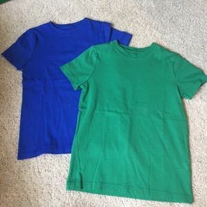 Mini Boden Bundle Plain T-Shirts Sz 6-7 EUC