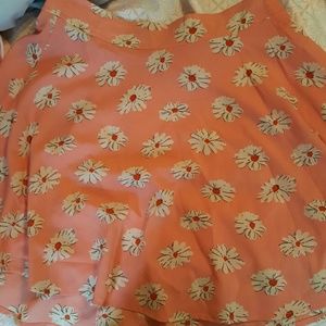 Flower mini skirt