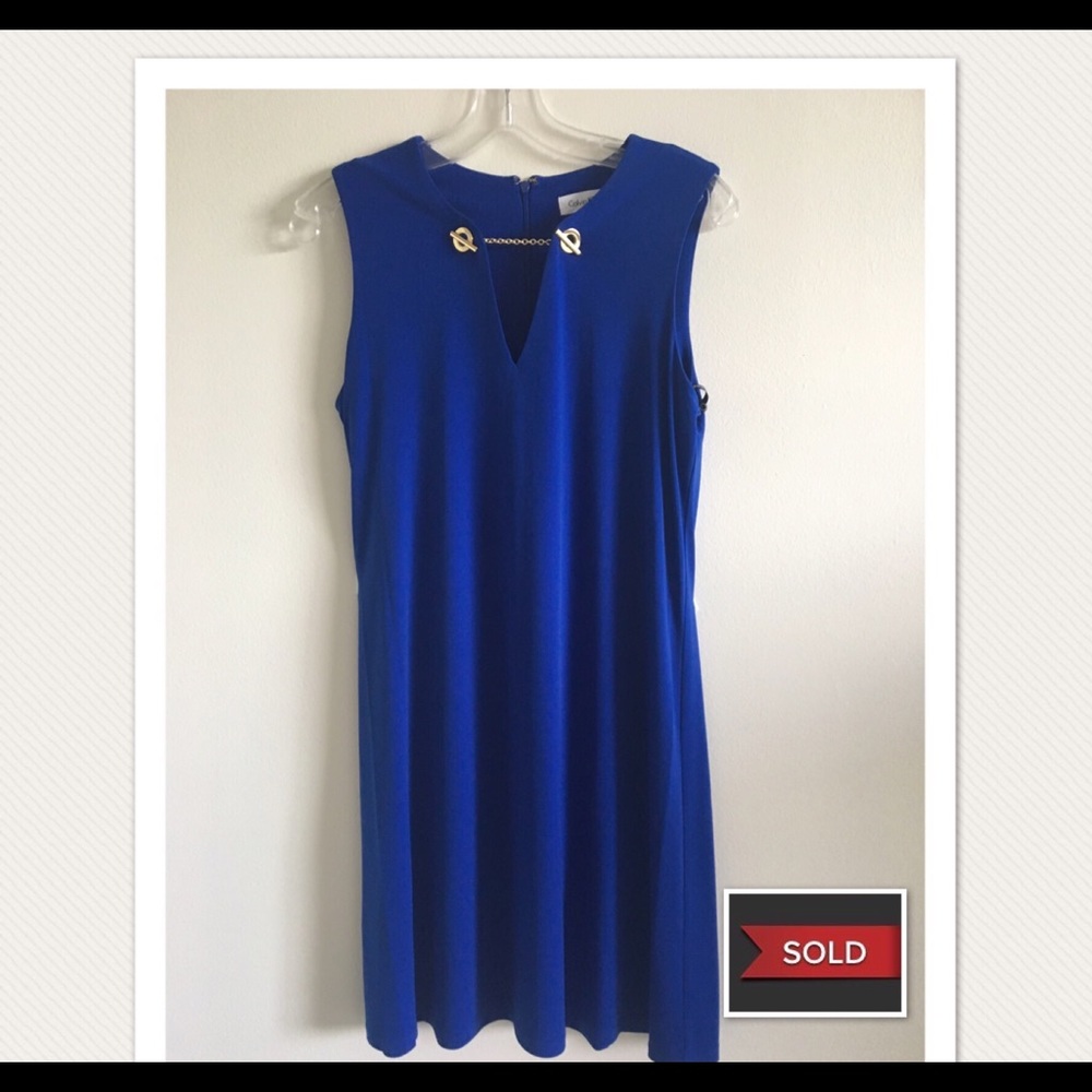 Beautiful Royal blueCalvin Klein dress 💃🏻❤️💙