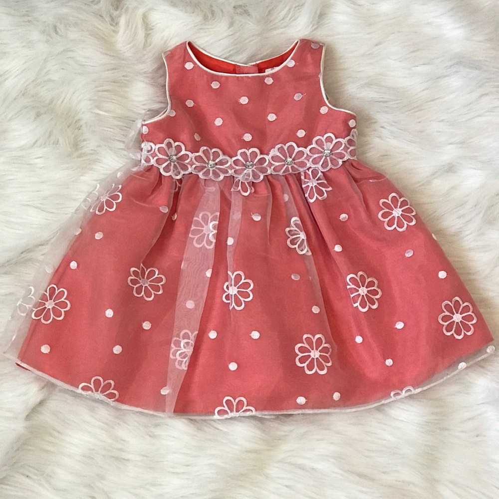 Pink flowered Dress