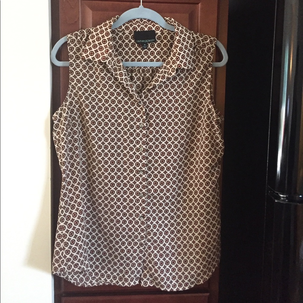 Cynthia Rowley patterned button down