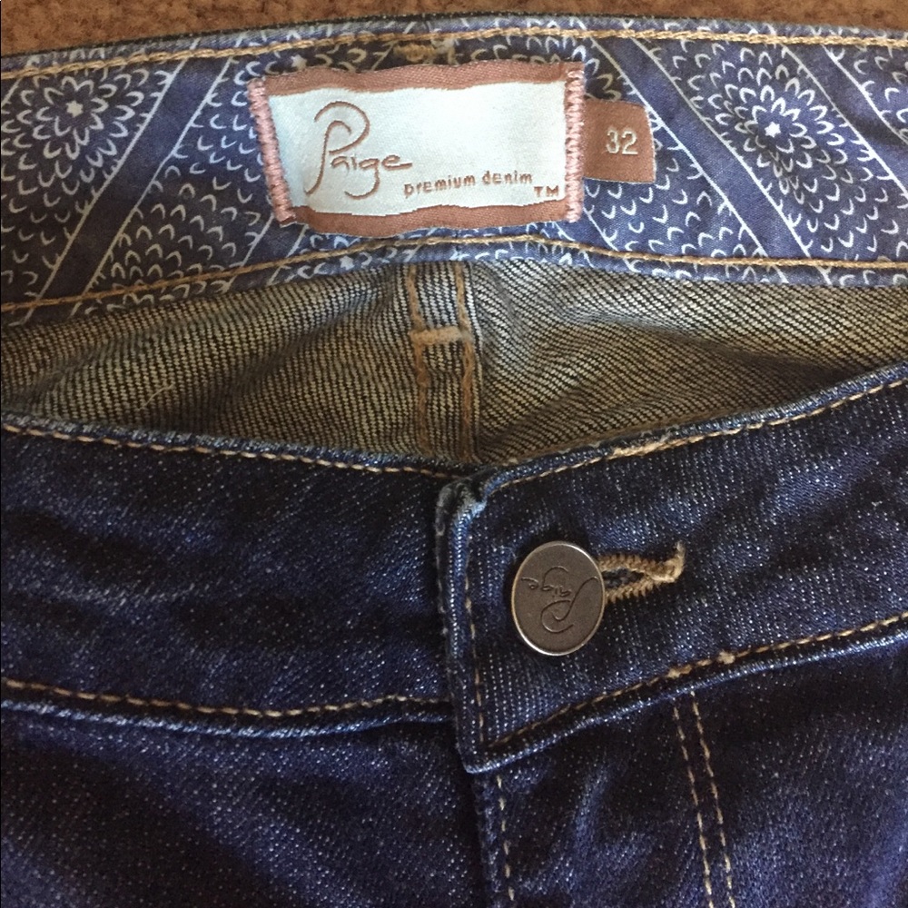 Paige premium denim bootcut jeans size 32