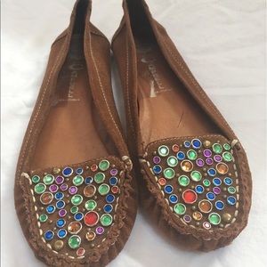 Jeffrey Campbell embellished moccasins size 8.5