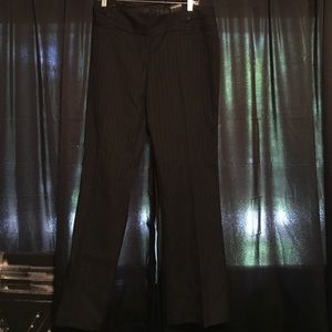 NWT black pinstripe Maurice's dress pants