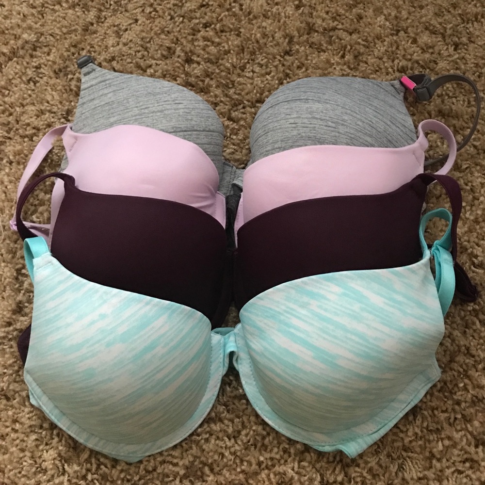 Bundle of Four Pink Brand Bras
