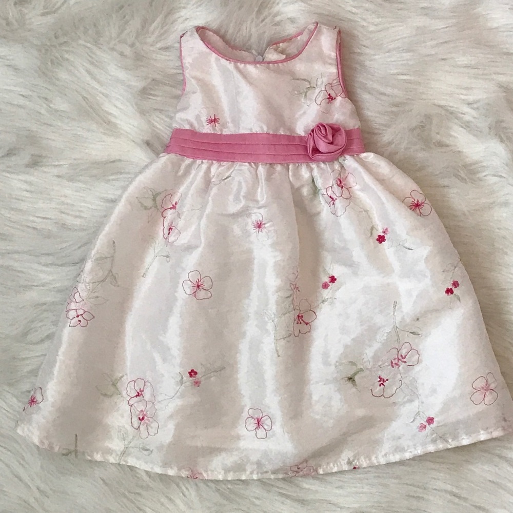 White Flowered Dress