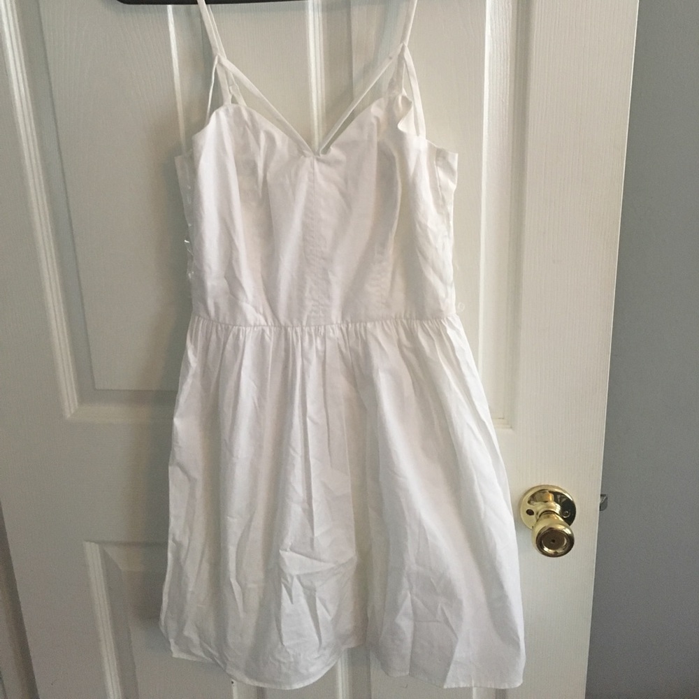 Whit mini dress
