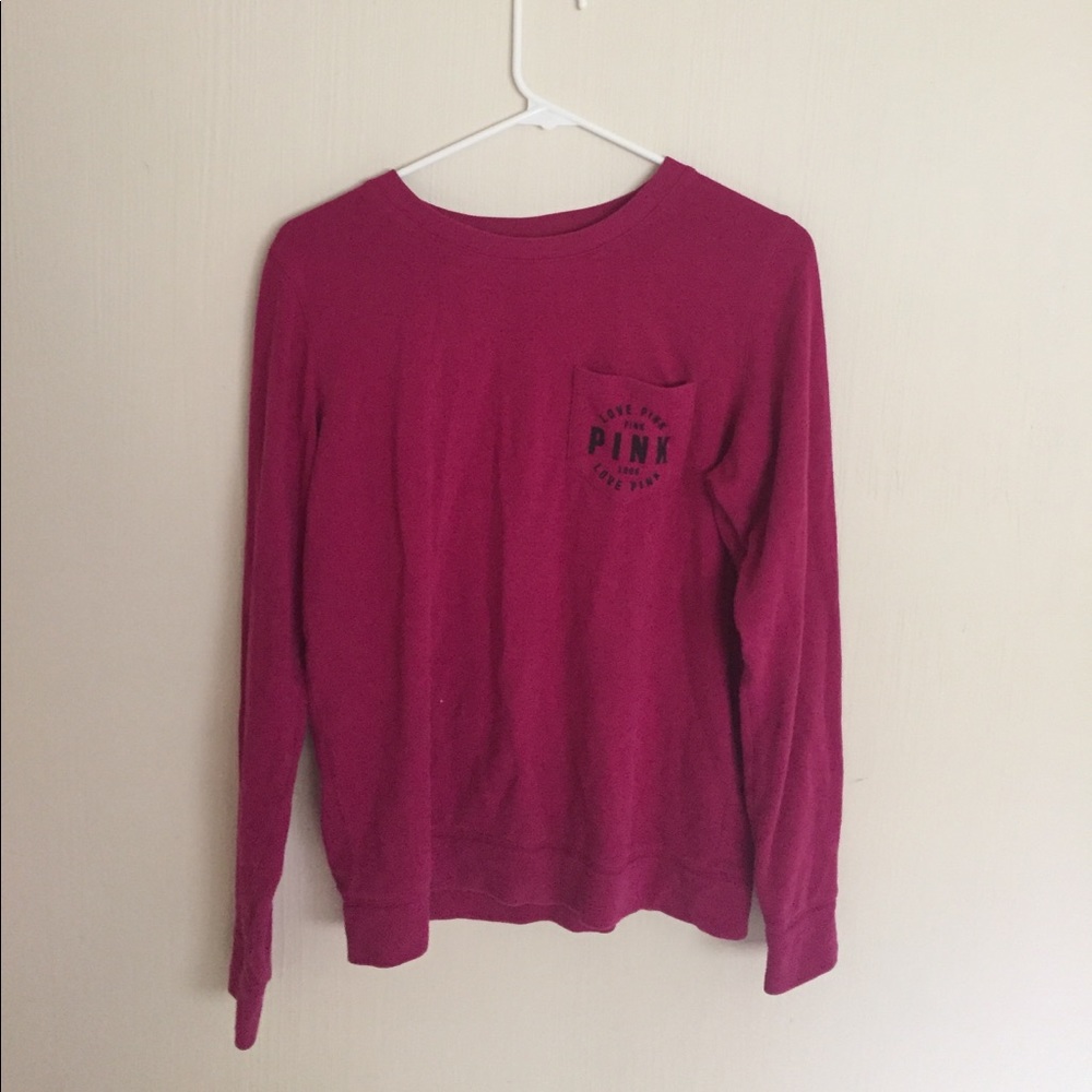 PINK magenta crewneck
