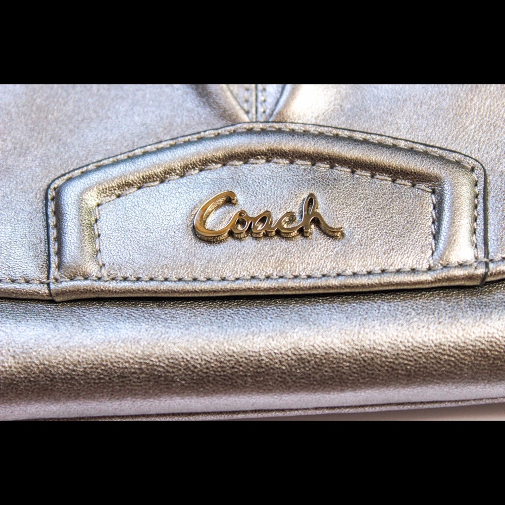 Never used Coach large flap wristlet. - Picture 2 of 7